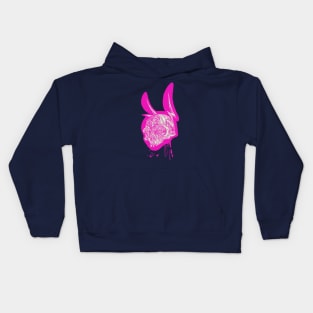 Skull Buns Pink Kids Hoodie